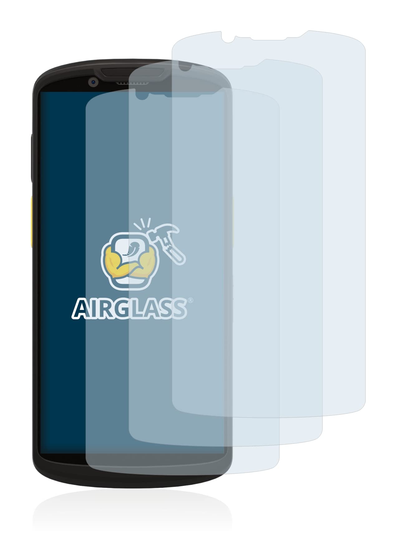 2x ScreenLeaf Clear Protection d'écran durable pour Zebra TC57