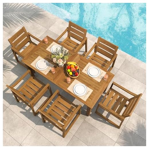 Cozyman 7-Piece Patio Dining Set