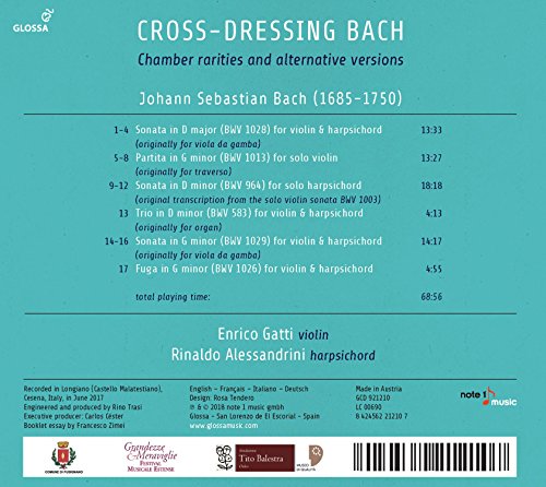 Enrico Gatti & Rinaldo Alessandrini: Cross-Dressing Bach