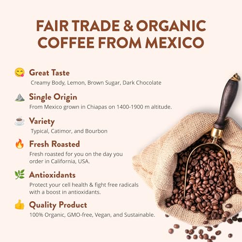 Magic Mexico Medium Roast Whole Bean Coffee, 12 oz. miniatura 2