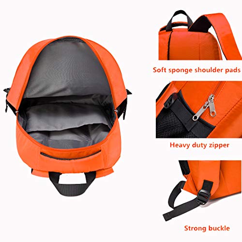 Image of First Aid Bag Empty Red Emergency First Responder Trauma Multi-Pocket Traveling Field Trips Camping Essentials (Orange, 1 Piece)
