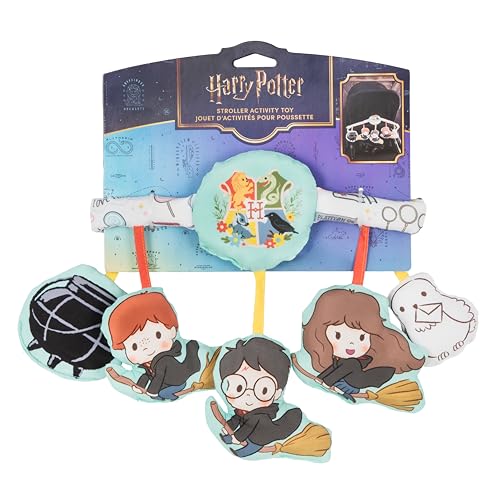 Image of Kids Preferred Harry Potter Stroller Activity Toy with Crinkle, Mirror, and Tactile Features – Fits Most Strollers