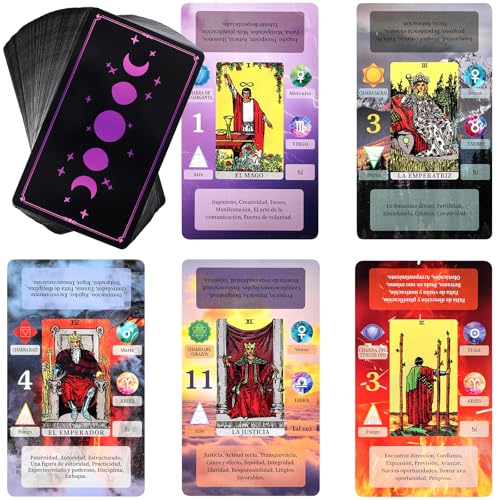 BWTY Cartas De Tarot Español Tarot para Principiantes...