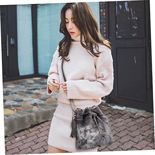 Sac seau à pompons avec cordon le cadeau doux idéal pour elle - 2