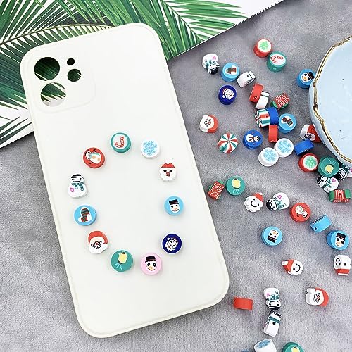100-Pcs-Christmas-Handmade-Polymer-Clay-Beads-10mm-Polymer-Clay-Spacer-Beads-for-Women-Jewelry-Making-DIY-Charms-Bracelet-Necklace-Hair-Clip-Accessories-Handmade-Craft