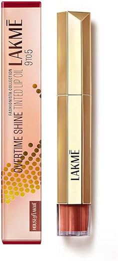Lakme 9to5 Overtime Shine Tinted Lip Oil 5.3 ml – Cocoa Truffle