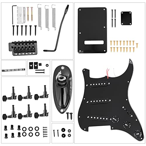 DIY Electric Guitar Kit, All Parts Included for Easy Assembly, Electric Guitar Building Kit Complete Set for Beginners, Hobbyists, Musicians and Home Workshop Projects