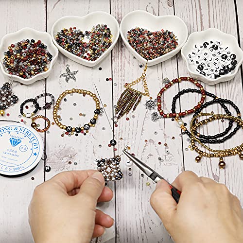 VOOMOLOVE 12/0 Glass Seed Beads About 15600pcs 24 Colors 2mm Loose Seed Beads Kit Bracelet Making with 24-Grid Plastic Storage Box for Jewelry Making