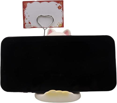 Miniatura 21 de Lindo conejito gato soporte de teléfono de dibujos animados animal cerdo perro soporte de teléfono de escritorio soporte para teléfono lindo adorno