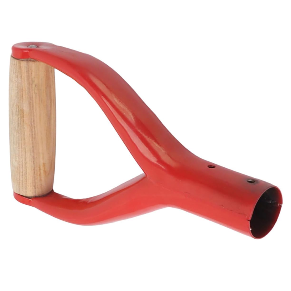 4 Piezas Pala con Mango De Madera Pala De Tierra con Fugas De Jardinería Reemplazo De Empuñadura De Pala Palas para Cavar Herramienta Llave Agarre Rojo El Plastico