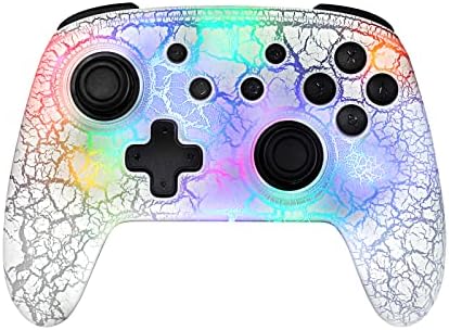 NexiGo Wireless Controller (No Deadzone) for Switch/Switch Lite/OLED, Bluetooth Controllers for Nintendo Switch with Vibration, Motion, Turbo and LED Light (Atmosphere)