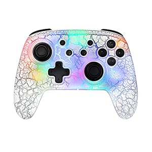 NexiGo Wireless Controller (No Deadzone) for Switch/Switch Lite/OLED, Bluetooth Controllers for Nintendo Switch with Vibration, Motion, Turbo and LED Light (Atmosphere)