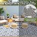 Outdoor Rug Waterproof 9x12 Camping Rug Outdoor Carpet for Patio,Outdside Rug,Plastic Straw Mat, Rv Camping Essentials,Outdoor Mat Decor Deals for Patio,Camping,Deck,Balcony,Porch
