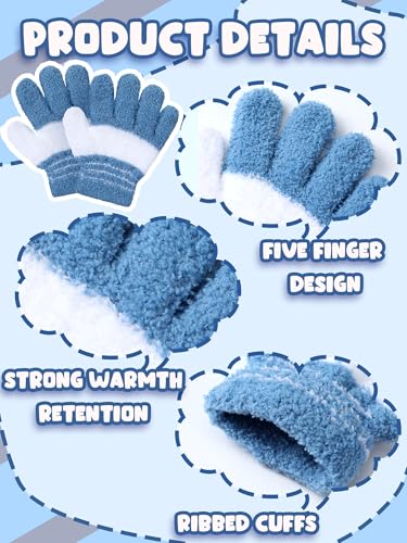 Image of Syhood 5 Pairs Kids Winter Gloves