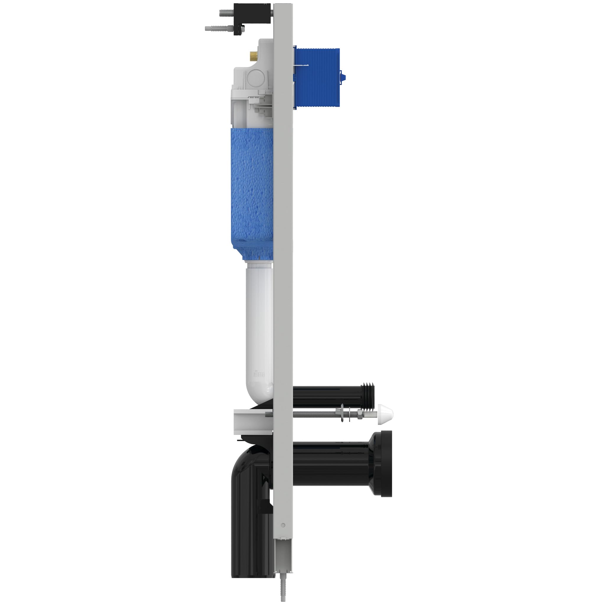 Ideal Standard Prosys 120 R009467 - Soporte mecánico universal para inodoro colgante de pared y suelo