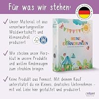 CALLUNA® Sammelordner "Meine Erinnerungen" mit Griffloch – KITA Ordner – Sammelordner Kindergarten – 100% in Deutschland gefertigt – inkl. EXTRA Schatzsuche-Spiel – Geschenk – Marienkäfer – Ansicht 6