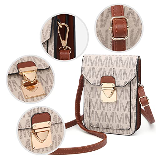 Mkp Women Fashion Signature Lightweight Cute Small Crossbody Bags Cell Phone Purse Wallet Shoulder Bag With Snap Closure #TOP1