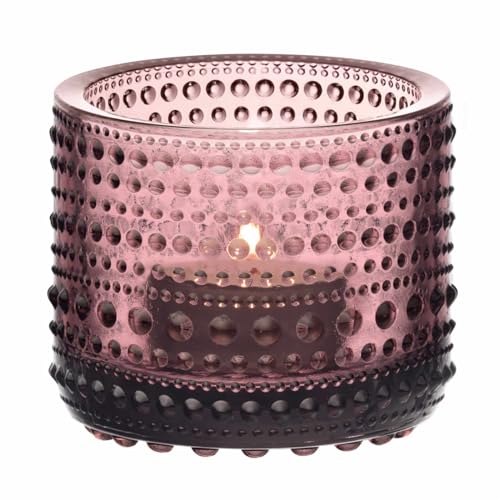 iittala - Kastehelmi Tea Light Holder 6.4 cm, Purple, 3, 3 (EU) - Image 2