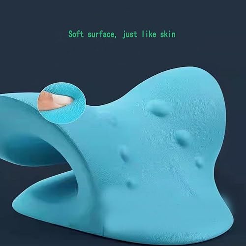 Miniatura 3 de Relajante de cuello y hombros, almohada quiropráctica, alivio del dolor de ATM, espuma firme, alineación de columna cervical, almohada quiropráctica