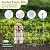 32.5 ft(L) x 26 in(H) Garden Fence, 30 Panels Arched Rustproof Metal No Dig Fence Garden Fence Border, Decorative Animal Barrier Fence with Ground Stake for Dog, Rabbit, Outdoor Yard Patio Decor