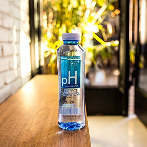 Perfect Hydration 9.5+ pH Electrolyte Enhanced Drinking Water, 20 Ounces, 6 Bottles