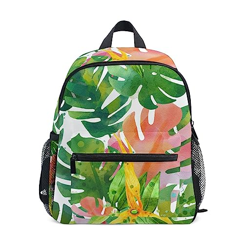Sac à dos pour enfant Monstera avec bretelles ajustables et grand volume