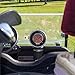Mr. Heater F242010 MH4GC 4000 BTU Golf Cart Heater, Wind-Resistant With ODS And Tip-Over Safety Switch & Cup Holder Adapter - Silver and Black