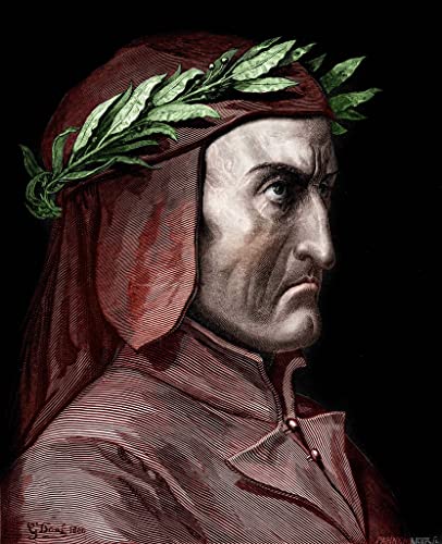 Tableau toile Dante Alighieri gravure Gustave Doré décoration murale