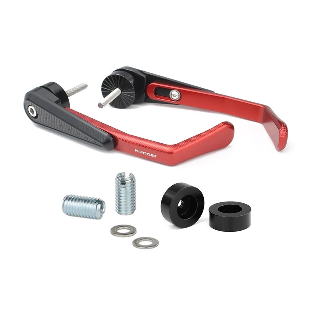 Wgruklbd Red K1200gt Logo For B&Mw K1200s K1200gt K1200r Sport K1200rs F800s F800st F800gt Motorcycle Lever Guards Brake Clutch Handlebar Protector Handlebars Protector