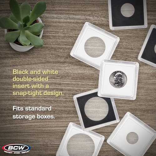 BCW 2x2 Porta Monedas para Centavos 25 unidades miniatura 4