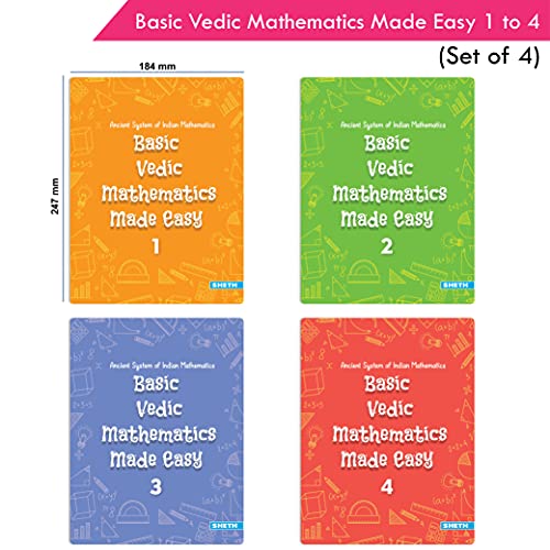 Vedic Mathematics Book Set (Set of 4)