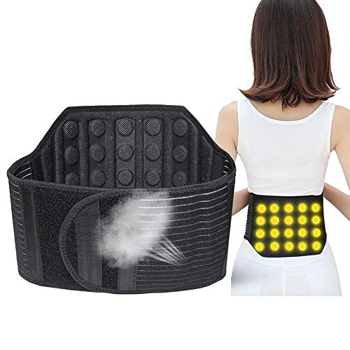 Tangist Infrared Self-Heating Lumbar Brace Magnetic Therapy Back Waist Support Belt With 21 Magnets Release Heat For Women And Men Pain Relief (Size : L) #TOP1