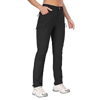 GymBrave Pantaloni Trekking Donna Cargo Capri 3/4 Estivi Leggeri Asciugatura Rapida