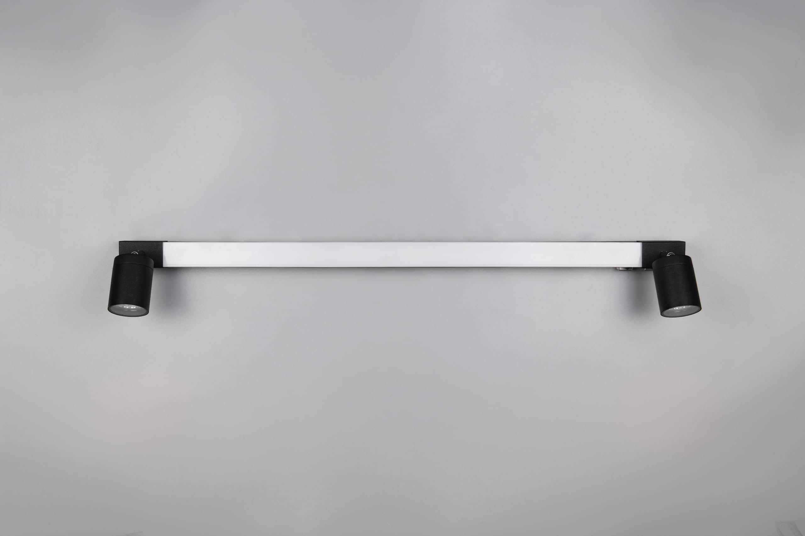 Trio Leuchten LED Badezimmer Wandleuchte Enrico 281479332, Metall Schwarz matt, 9 Watt LED, exkl. 2x GU10, Lichtfarbe einstellbar