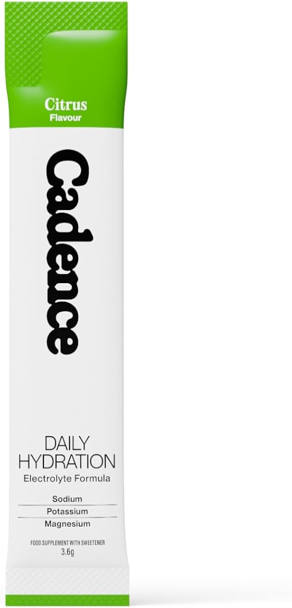 Cadence Sachets Daily Citrus- Carton (5g X 30) Science-Backed Hydration | Electrolyte Formula | Vegan, Keto & Paleo Friendly | Sodium, Potassium & Magnesium For Performance & Recovery