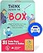 Travel Game - Think Outside The Box - 31 Puzzles to Solve on a Road Trip | Travel Game for Adults & Kids | Car Game for Families and Friends