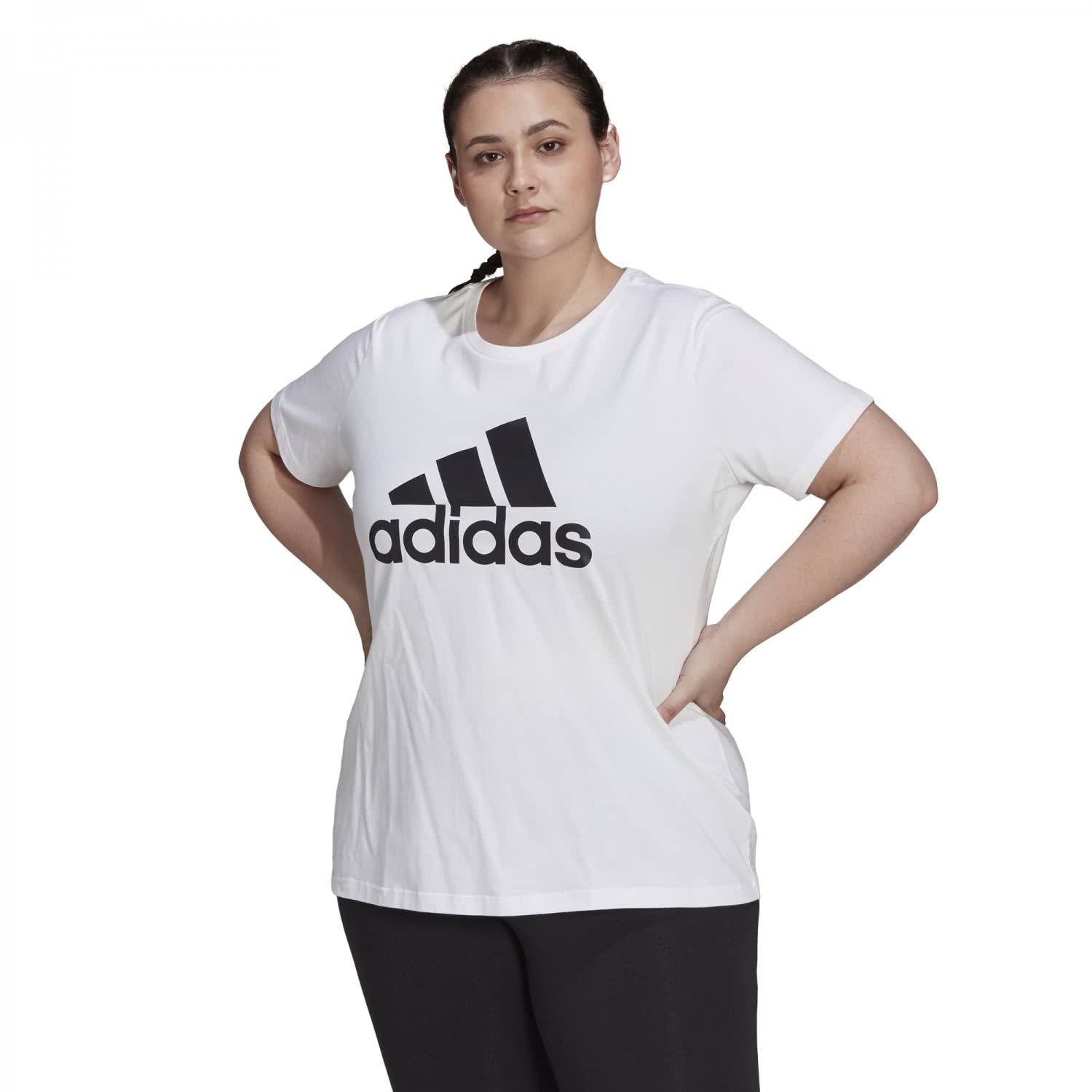 adidaswomens Essentials Logo T-Shirt (Plus Size) T-Shirt (pack of 1)