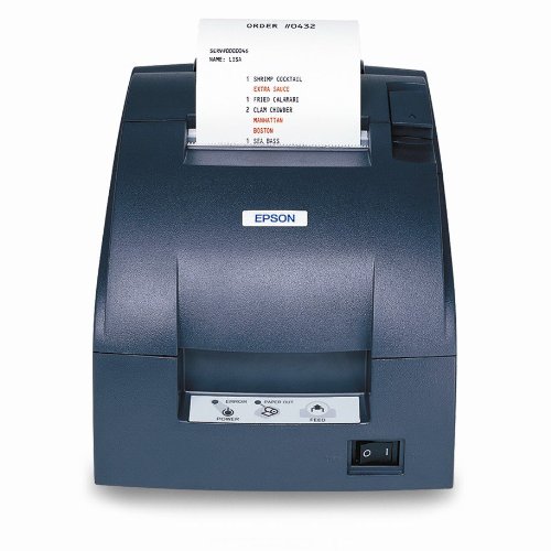 EPSON, TM-U220B, DOT MATRIX RECEIPT PRINTER, SERIAL, EPSON DARK GRAY, AUTOCUTTER