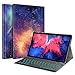 Produktbild Fintie Tastatur Hülle für Lenovo Tab P11 11" (TB-J606F / TB-J606L), Slim Schutzhülle mit [Hintergrundbeleuchtung in 7 Farben] magnetisch Abnehmbarer Deutsches QWERTZ Bluetooth Keyboard, Die Galaxie