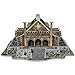 WREBBIT 3D Golden Hall Edoras Lord of The Rings Puzzle, 742-Piece