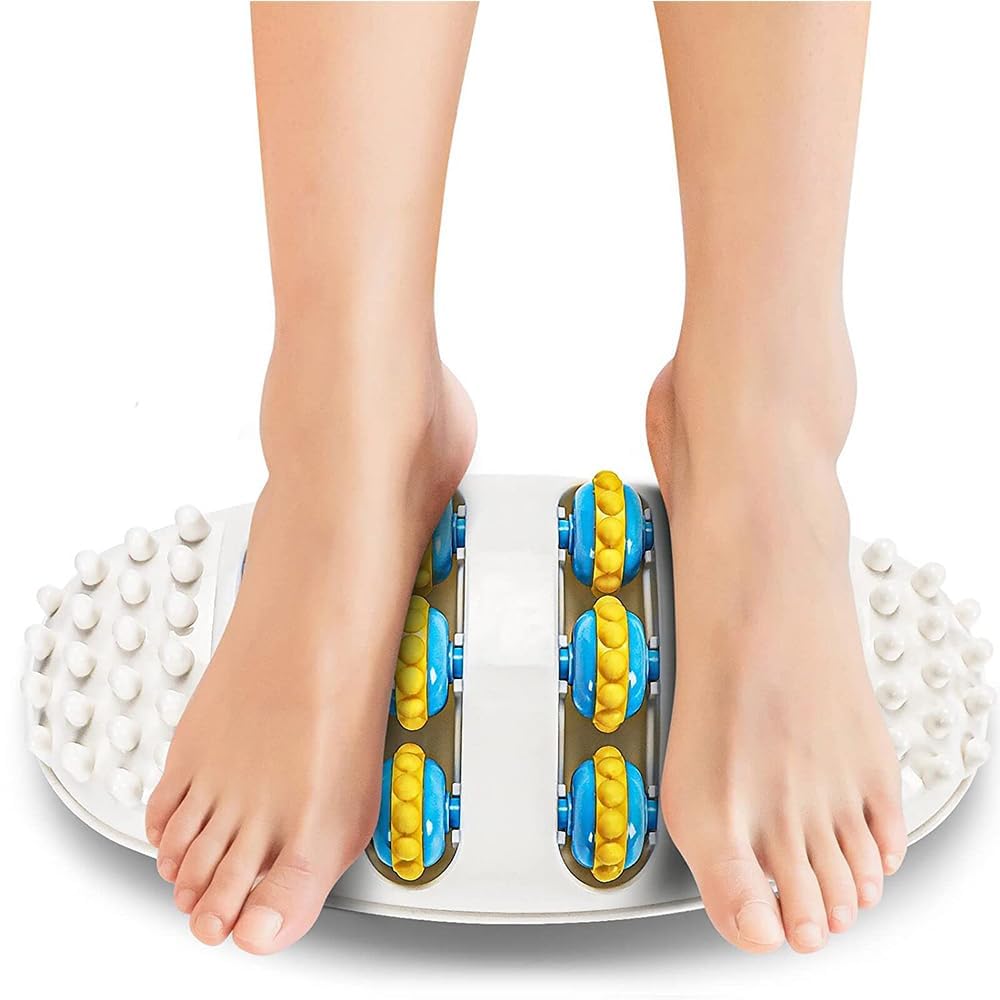 AUM Foot Acupressure Point Massager Roller Relax Plantar Fasciitis, Heel, Arch Pain Relieve Reflexology Tool Stress Relief Relaxation Foot Roller Massager (B0CLZSJLYQ) Amazon Price History, Amazon Price Tracker
