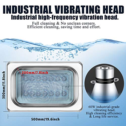 Anbull 30L 8Gal 600W Industrial Ultrasonic Cleaner Machine thumb #3