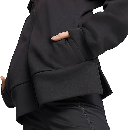 Miniatura 6 de PUMA Mujer B.F.B X Sudadera Con Capucha Entrenamiento Atlético Ropa Exterior Casual Cremallera Completa Absorbe La Humedad - Negro, Negro -