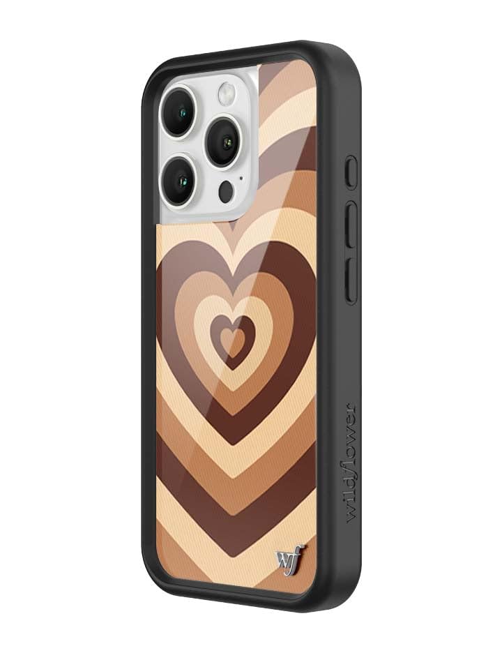Image of Wildflower Cases - iPhone 16 Pro Compatible - Latte Love Mocha