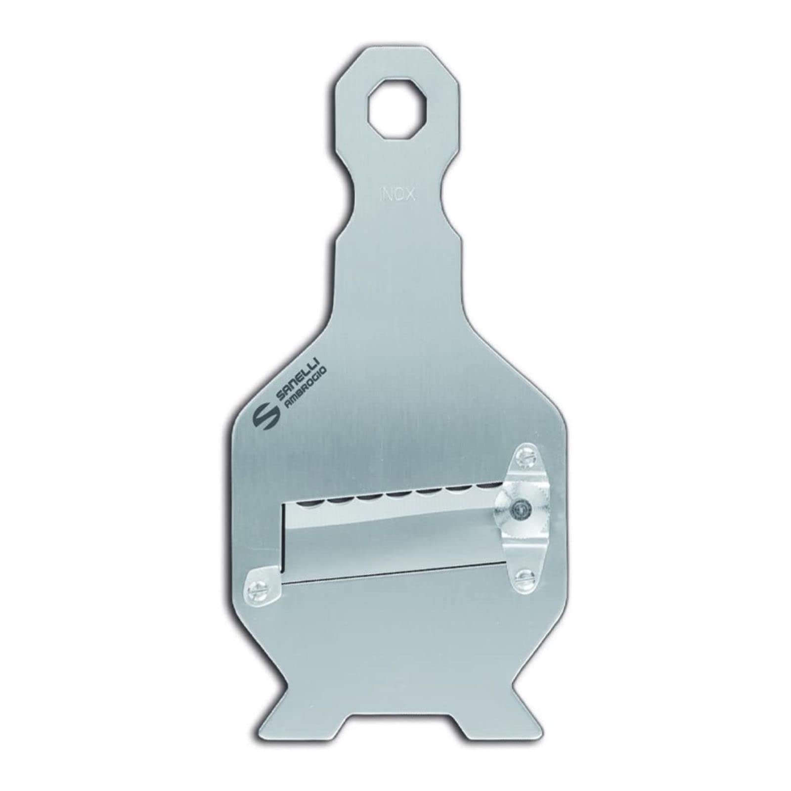 Sanelli Ambrogio Acciaio Ambrogio Sanelli-Affettatartufi Regolatore di qualità per Un Taglio preciso. Lama ondulata, Inox, Inossidabile, 20.5x9.0x2.0 cm