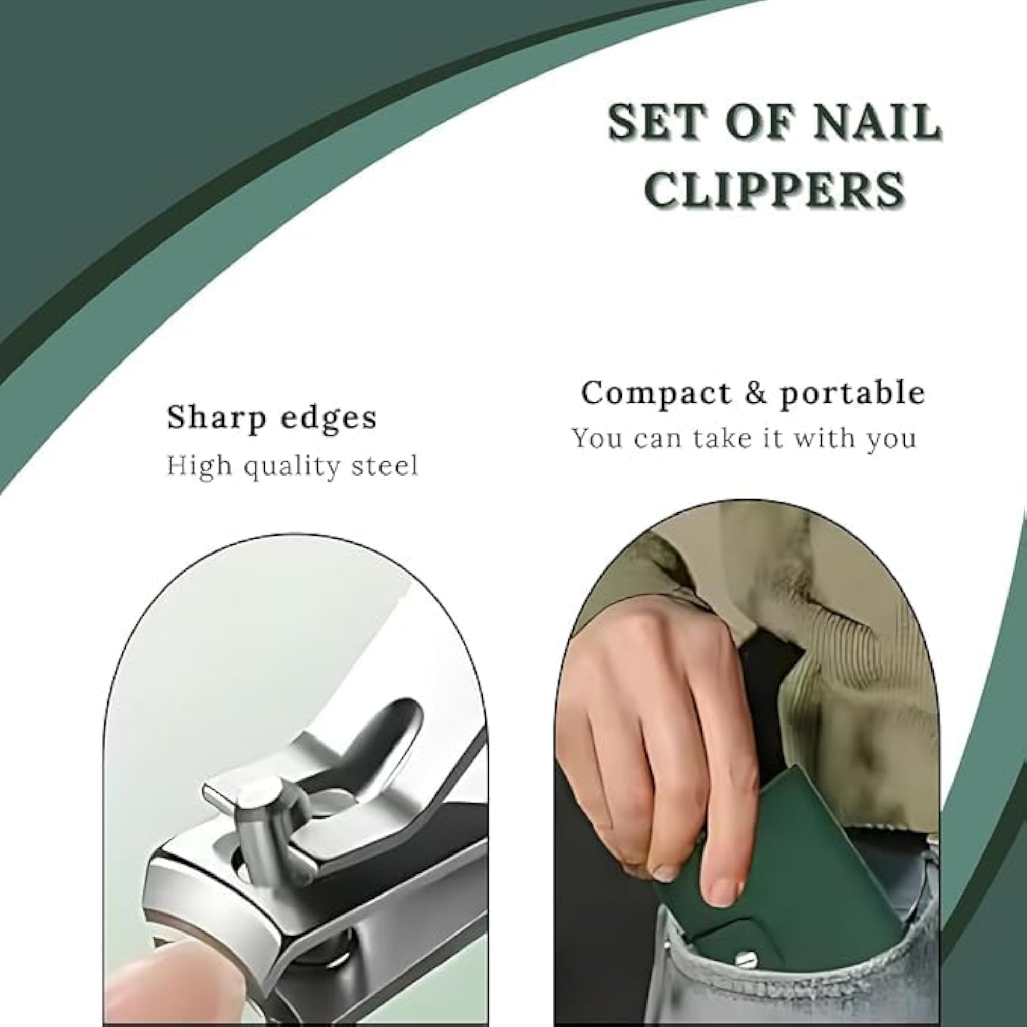 Premium 12-in-1 Manicure Kit for Men & Women, Travel Case