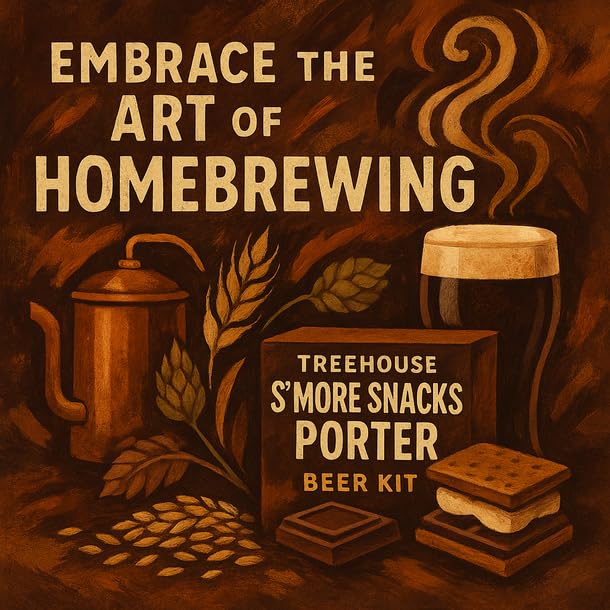 Label Peelers Treehouse S'more Snacks Porter Beer Kit