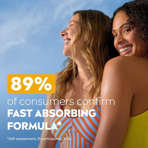 NIVEA SUN Protect & Moisture Sun Spray SPF 50+ (200ml), Moisturising Suncream Spray with Vitamin C and Hyaluron, Immediate UVA/UVB Protection, Fast-Absorbing No White Cast Formula - View 6