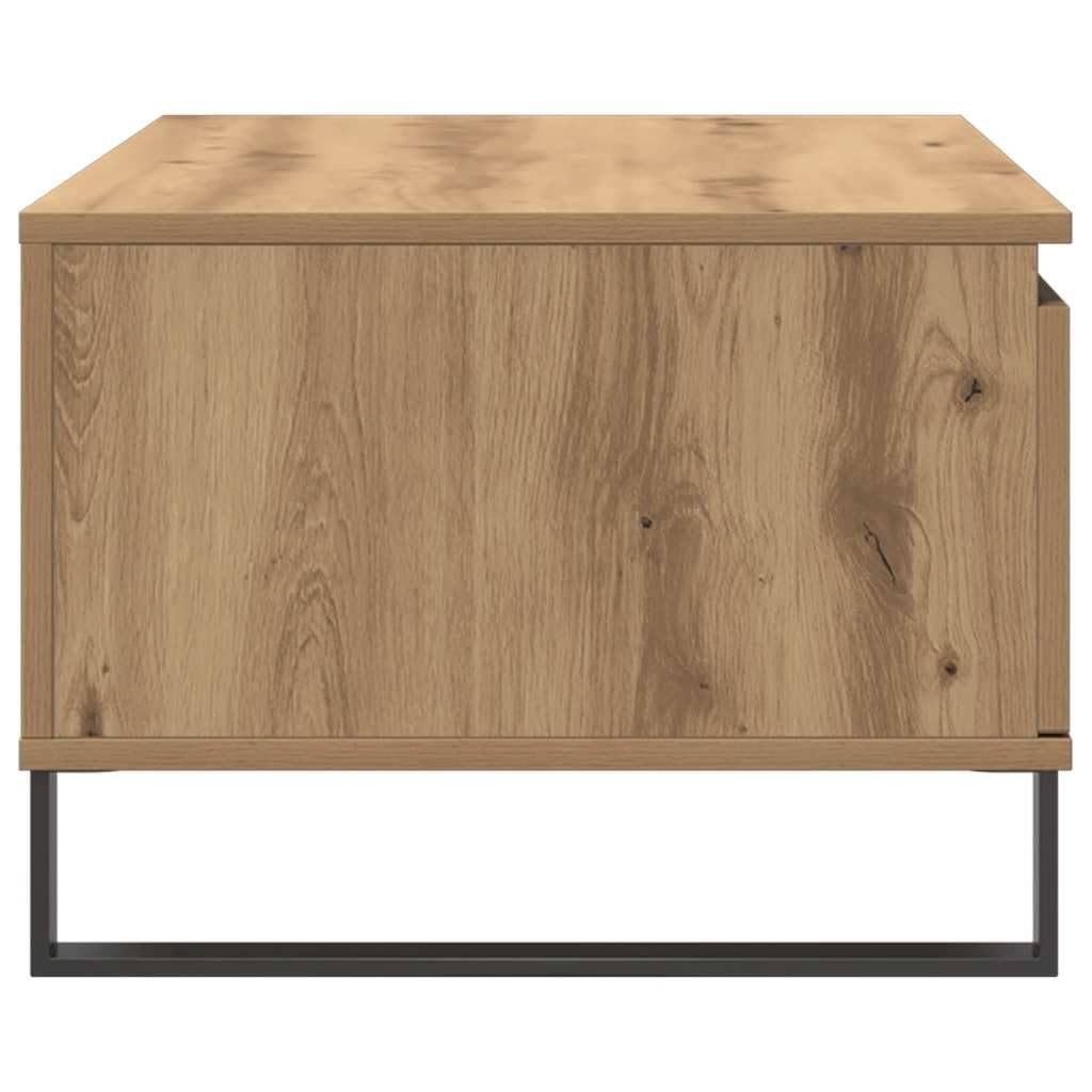 vidaXL Mesa de Centro Madera de ingeniería Roble Artisan 90x50x36,5 cm, mesita de Centro, Mesa de sofá, mesita Decorativa, Mesa Auxiliar
