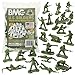 BMC Plastic Army Women - 36pc OD Green Female Soldier Figures - Made in USA